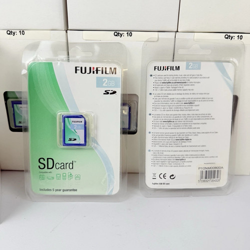 New fujifilm 2gb - sd, card