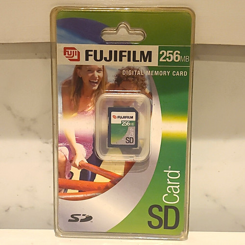 Fujifilm memory card - sd, 256mb