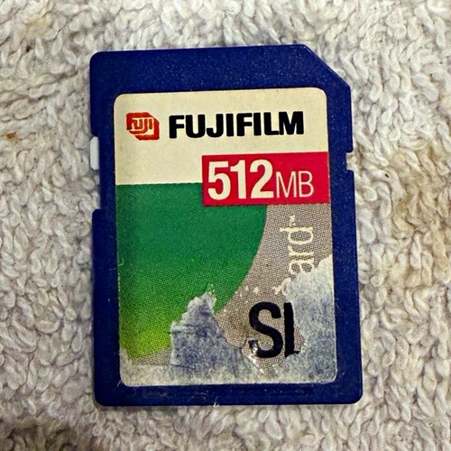 Fujifilm 512mb memory card - memory,