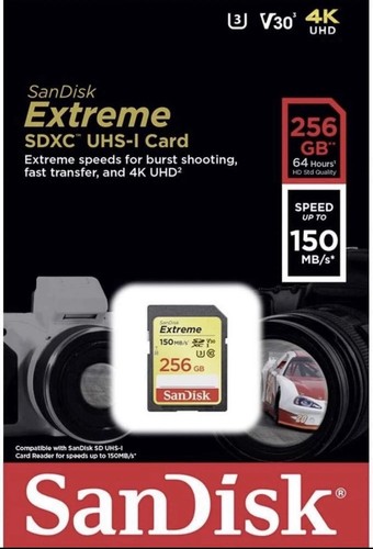 Sandisk extreme 256gb class - sandisk,